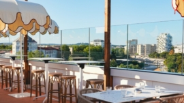 Rooftop de la résidence hôtelière et du restaurant Miranove à Montpellier